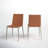 Brett 18'' H Leather Upholstered Metal Armchair-751928387-751928384