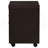 Cappuccino 3-Drawer File Cabinet