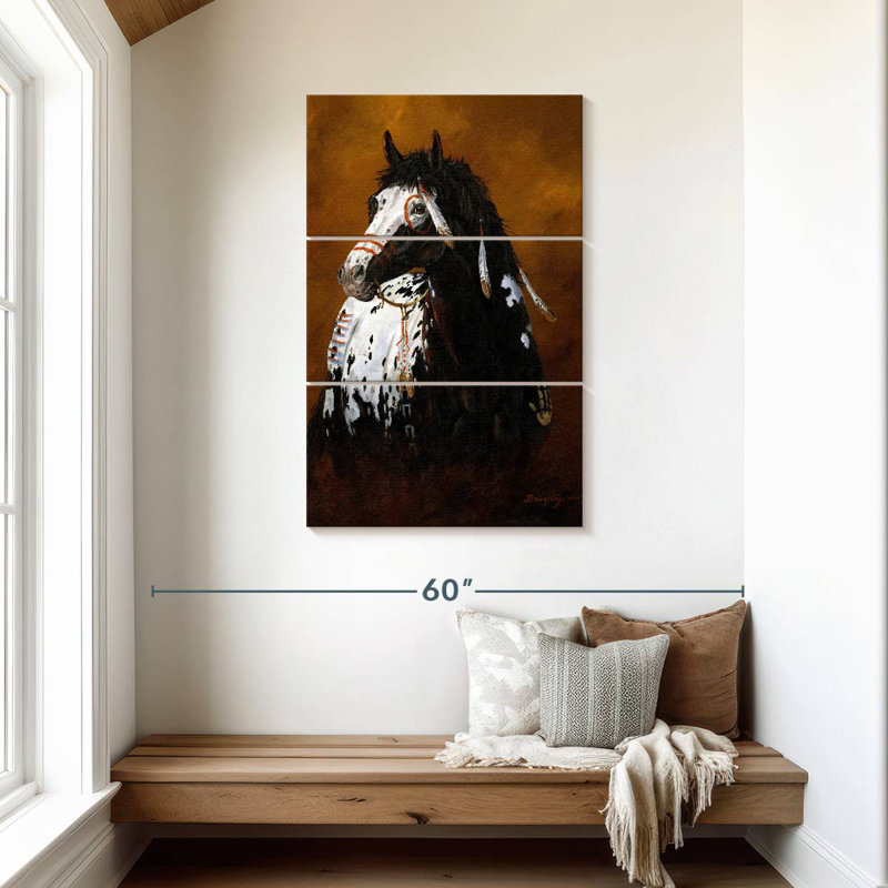Brampt Sioux War Pony, 45" H x 28" W