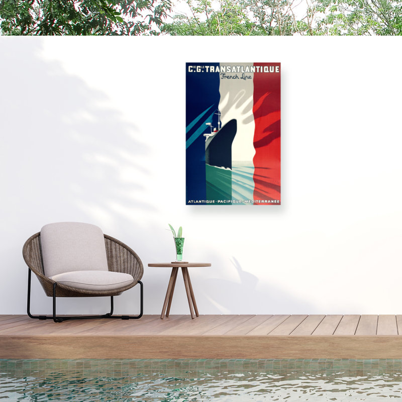Toile pour l'extérieur Marcus Jules France, H 16 po x l 24 po