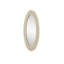 Merriam Oval Bone, Engineered Wood Mirror