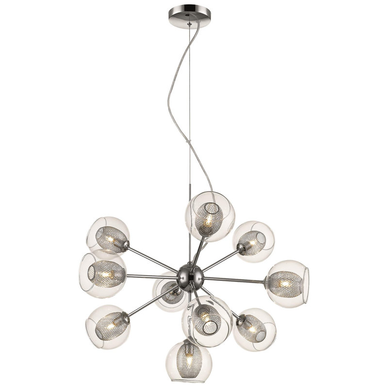 Gulielma 10 - Light Sputnik Chandelier, Clear