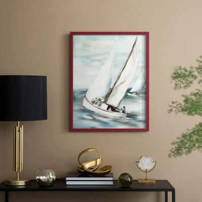 NAUTICAL Series L III, reproduction encadrée - bois massif