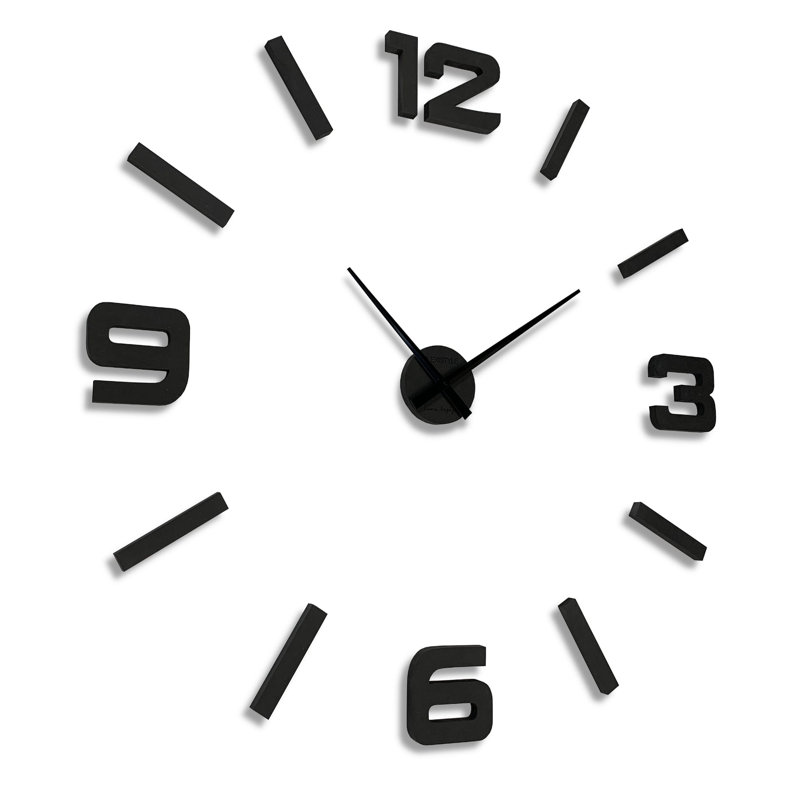 Admirable Solid Wood Wall Clock, 130cm H x 130cm W x 2cm D