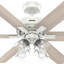Ventilateur de plafond 52 po avec lumières et télécommande Hunter Energy ENERGY STAR® Hunter de Hunter-102498234-102498236
