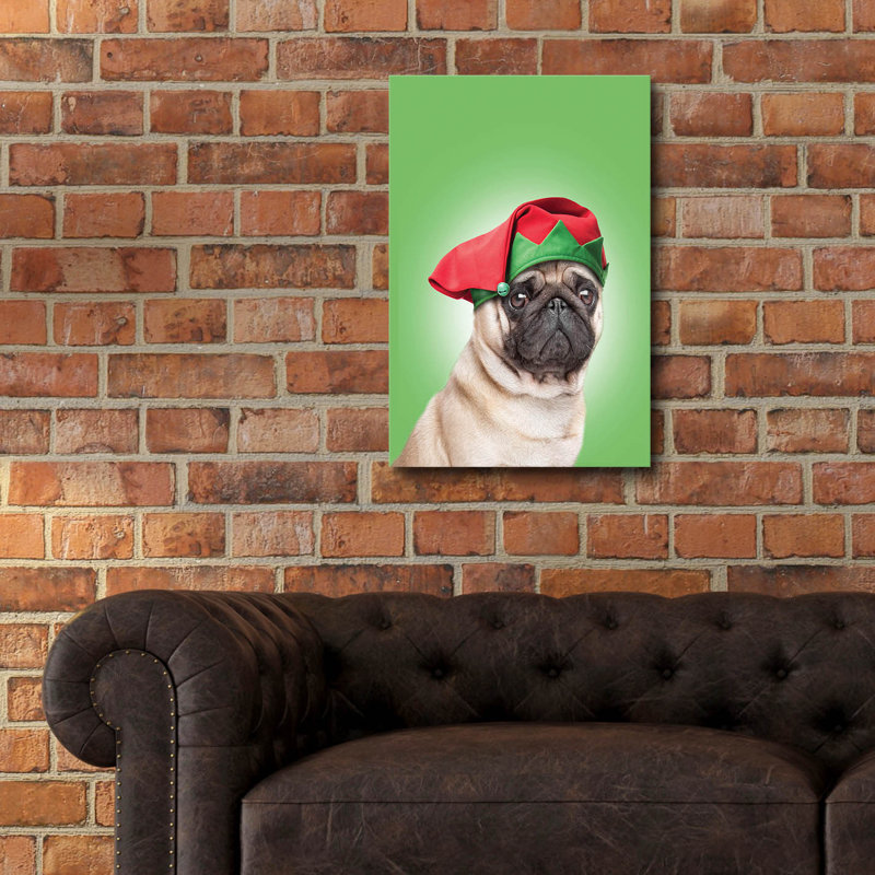  'Pug 2' by John Hovenstine Acrylic Glass Wall Art, 16" x 24", 24" H x 16" W