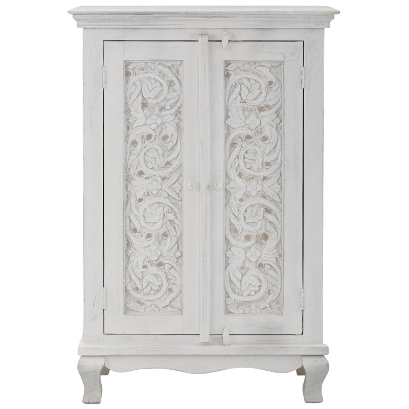 Granger Solid Wood Freestanding Linen Cabinet
