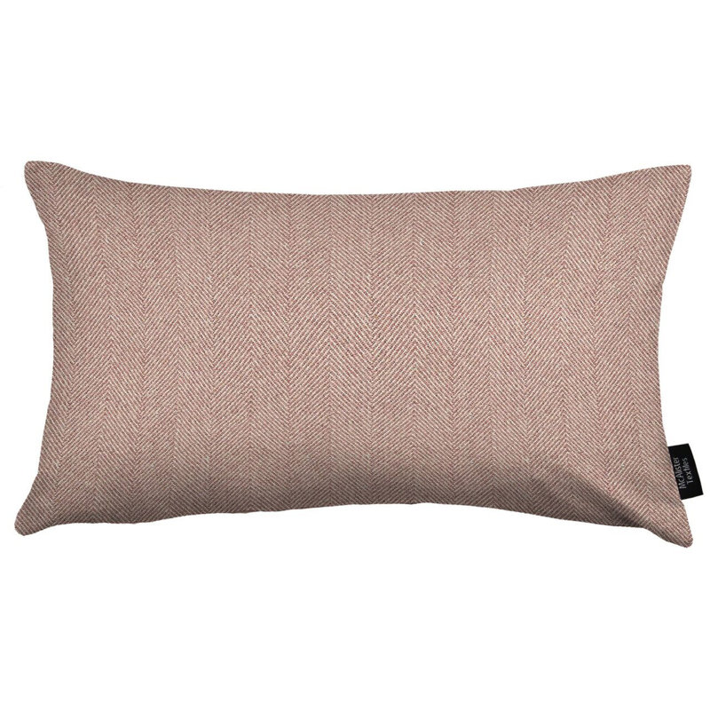 Herringbone Rectangular Cushion Cover, 30 x 50cm, Lilac Purple