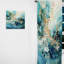 Aveiro Aqua Dream Rush Flow II - Rideau à collage abstrait - Velours obscurcissant - 1 panneau-764718782