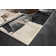 Tapis abstrait blanc / gris anthracite Tyka