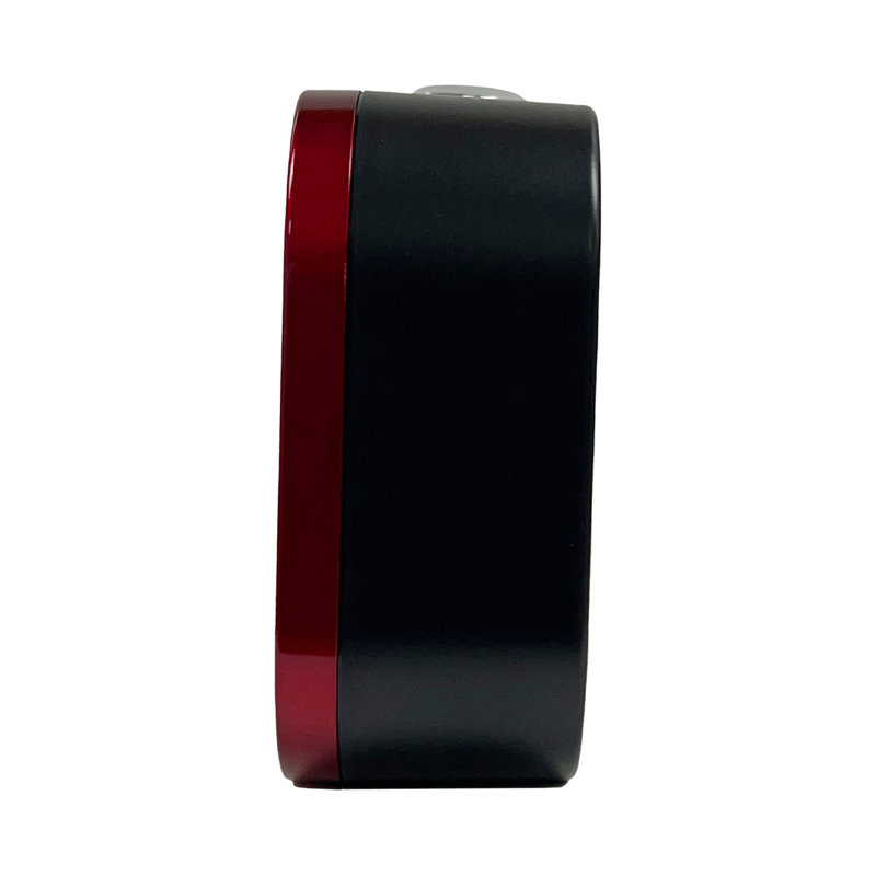Réveil-matin QHE195BLH, brun, Rouge