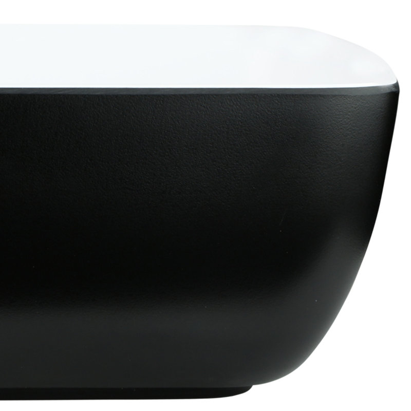 Elite Global Solutions Infinity Melamine Serving Bowl, Black