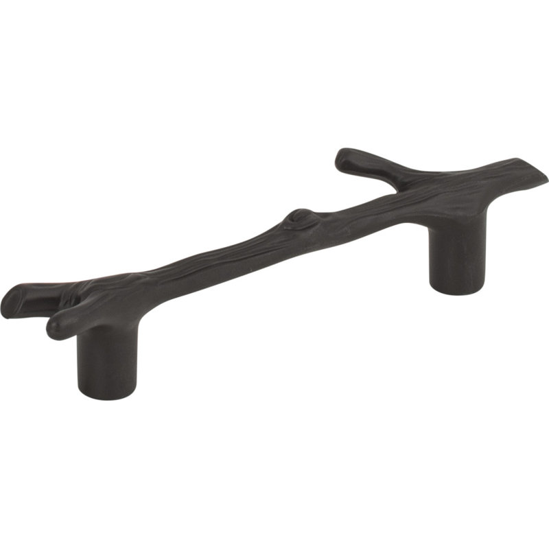 Twig 3" Center to Center Bar Pull, Aged Bronze