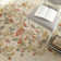 Coreatha Martha Stewart Hand Tufted Wool/Viscose Floral Rug in Persimmon Red
