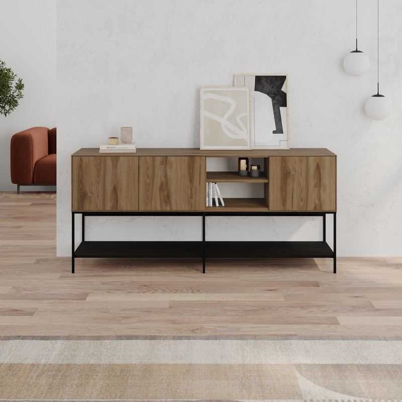 180cm Console Table, Whiskey Oak