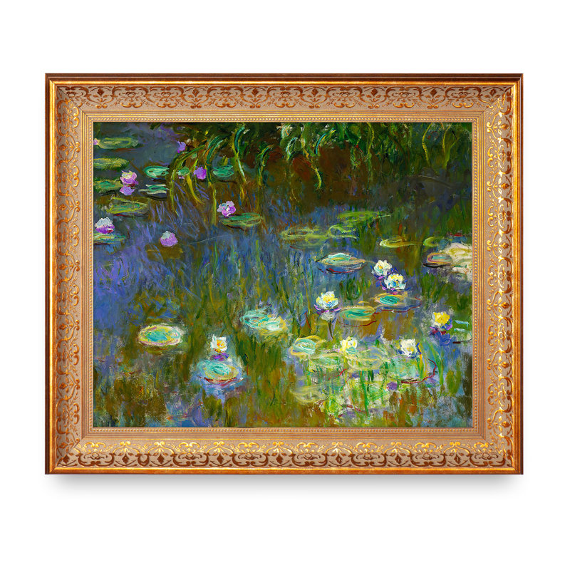 Nymphéas 1922 par Claude Monet, H 24,5 po x l 20,5 po