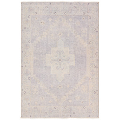 Vibe by Bungalow Rose Wrein Powerloomed Medallion Area Rug (18" Swatch)