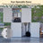 Rust Proof Resin Garden Equipment Storage With Partitions