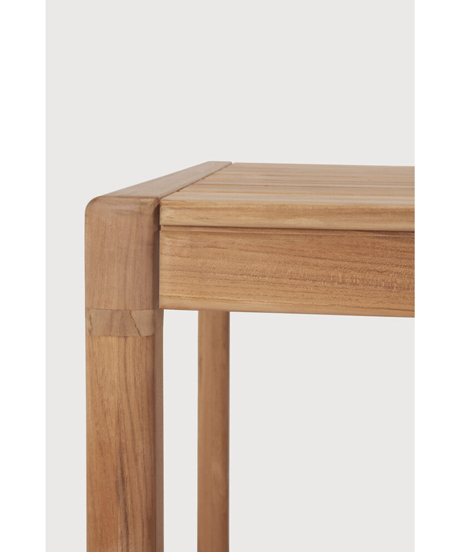 Jack Outdoor Teak Dining Table, 39.5" W x 98.5" L x 30" H