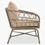 Latres 48.4'' Wide Reversible Wicker Patio Sectional Set with Cushions