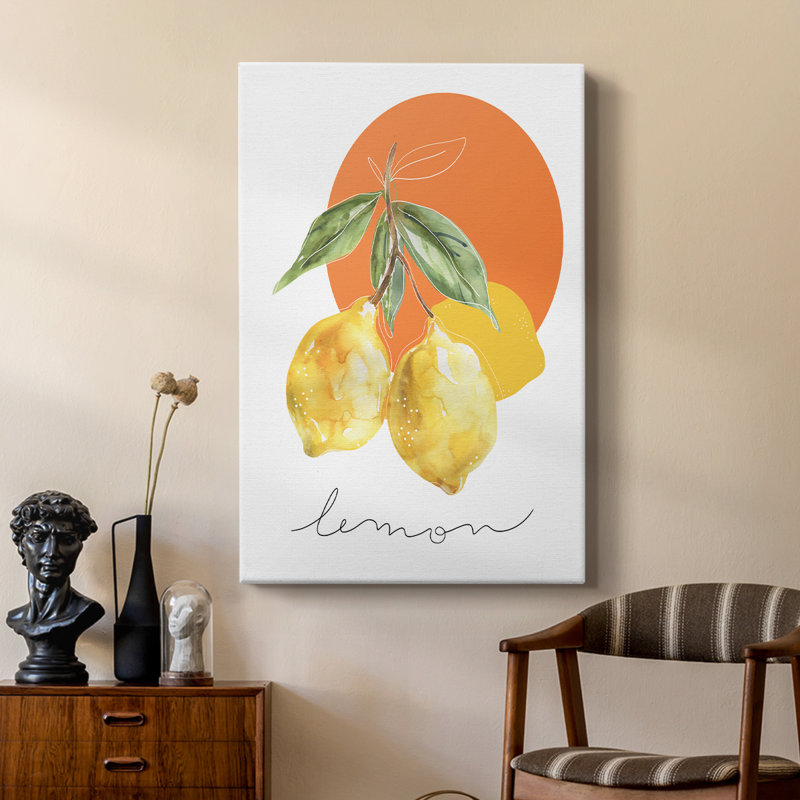 Lemon -Custom Wrapped Gallery Cavas, 36" H x 24" W