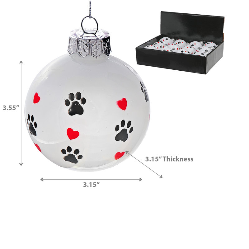 3.55'' Ball Ornament