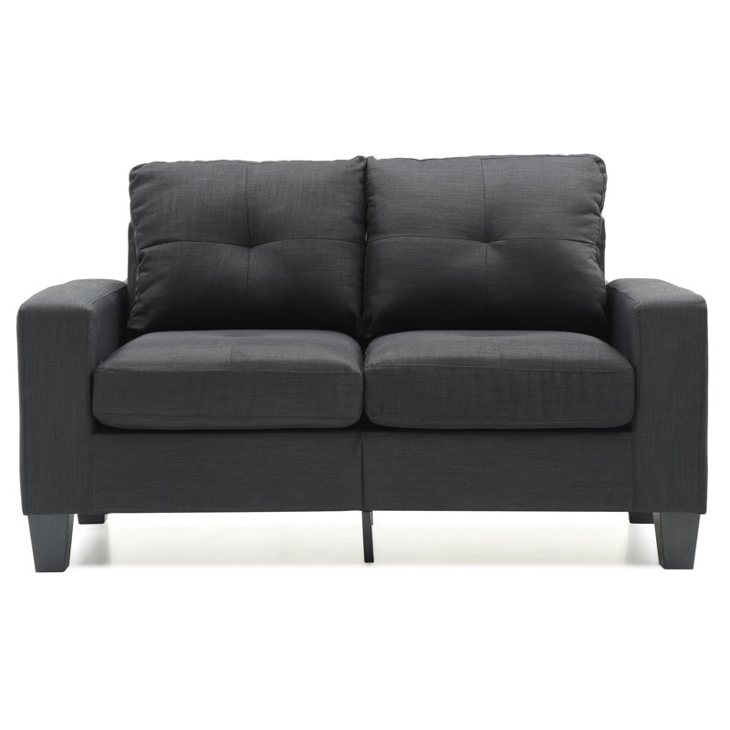 Causeuse modulaire Newbury, noir