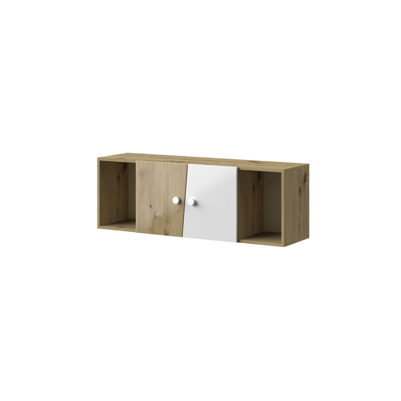 Nantes Accent Shelf, White High Gloss