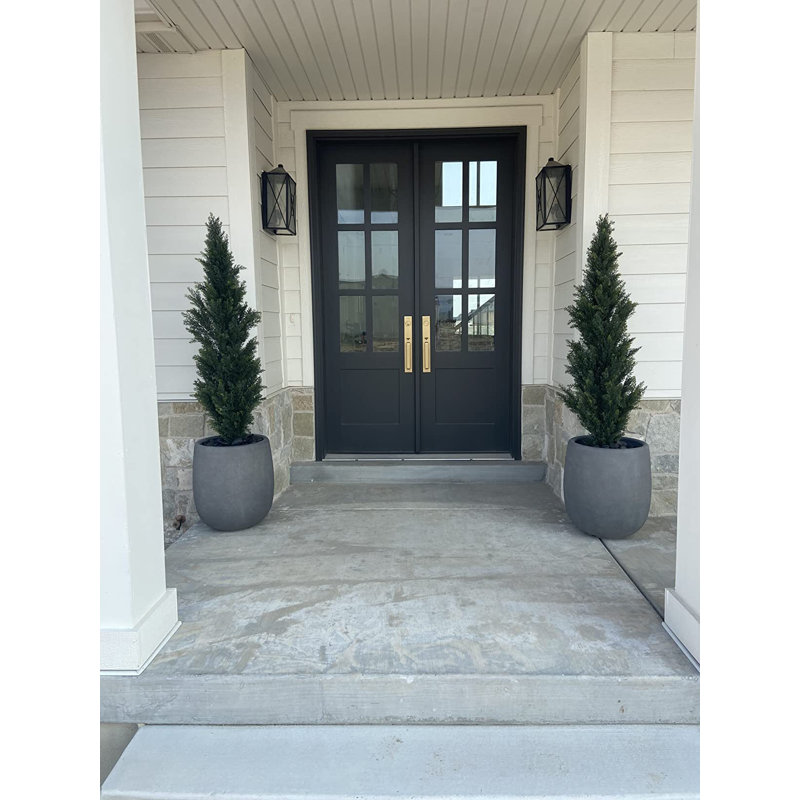Faux Cedar Tree in Pot, 2, 36" H x 5.9" W x 5.9" D