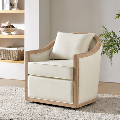 Fauteuil demi-tonneau Manja Jess Farmhouse