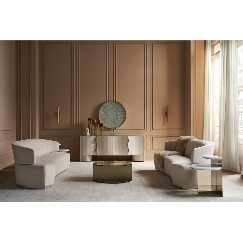 Touche' Light Stone End Table