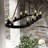Saddlewood 10 - Light Unique / Statement Wagon Wheel Chandelier