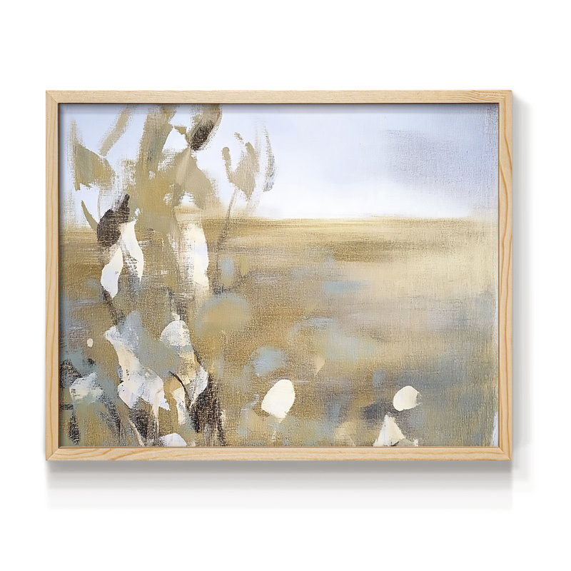 Paysage, série IX, reproduction encadrée, Naturel, H 11 po x l 14 po