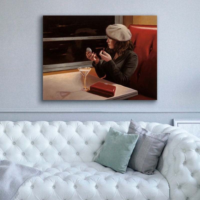 «Dry Martini 2» par Myles Sullivan, art mural sur toile, H 40 po x l 54 po x P 1,5 po