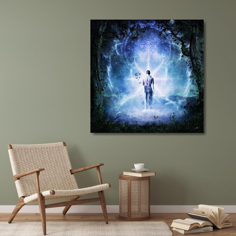 «Bungalow Rose Gray», art sur toile tendue par Cameron, «The Journey Begins»