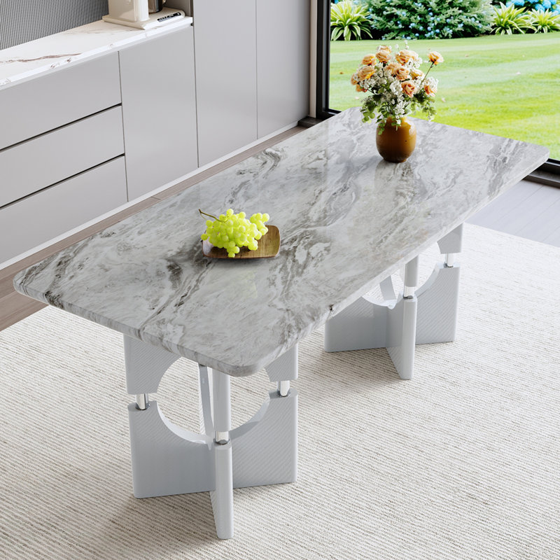 Table de salle à manger Modern, Gris