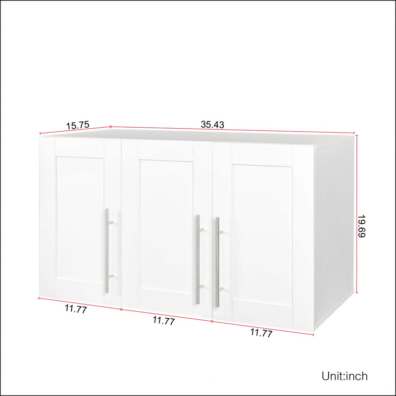 Armoire de rangement murale empilable