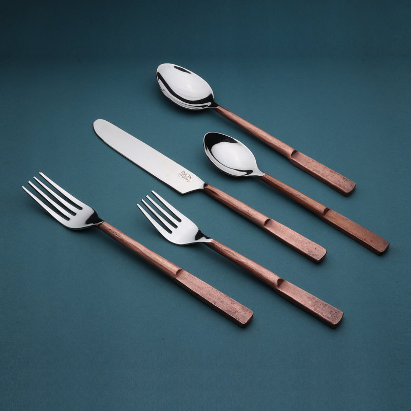 Ensemble de couverts 5 pièces Enyeart, Cuivre