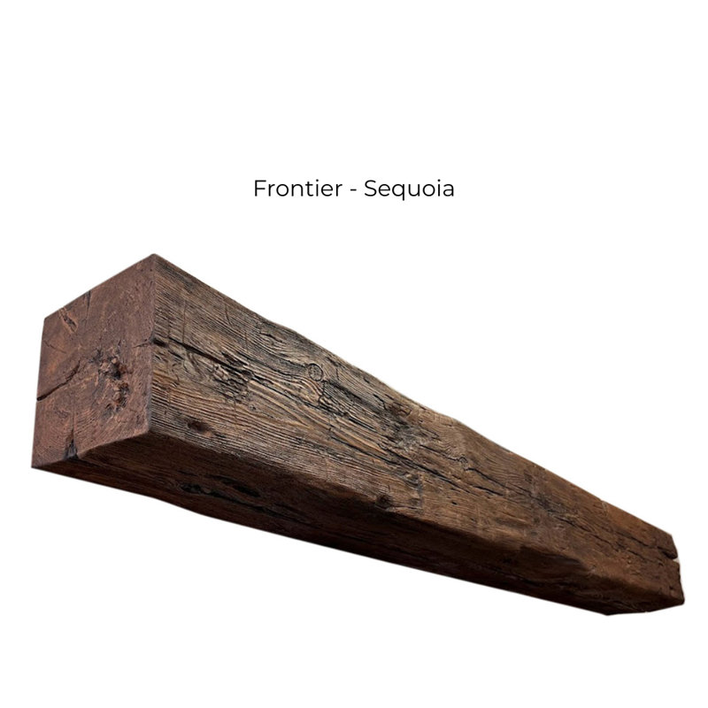 Manteau et tablettes en béton non combustible Frontier 60 "Sequoia