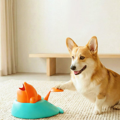 Mignon poisson mignon, distributeur de friandises interactif, clic-clac, pour les chats