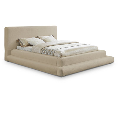 Upholstered Bed -  Meridian Furniture USA, DaneBeige-Q