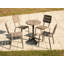 Aule Round Outdoor Bistro Table - 55.5 cm W 55.5 cm D-1025211240