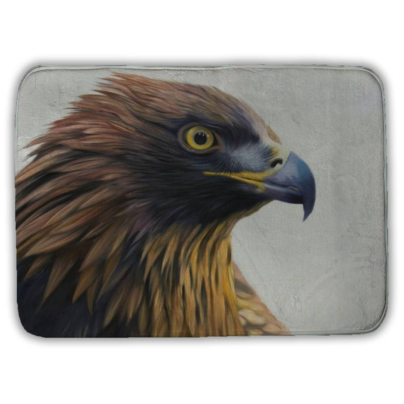 Brown-headed eagle Bath Mat with Non-Slip Backing - Quick Dry Memory Foam Bathroom Rug - Absorbent - Modern Plush Spa-Style - Machine Washable