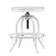 Tabouret de coiffeuse pivotant industriel à hauteur réglable