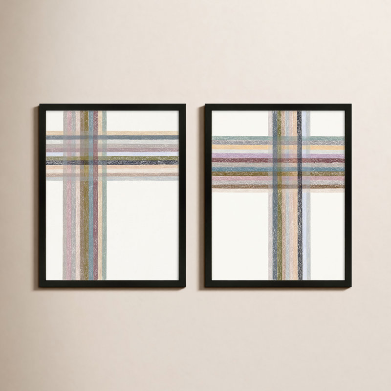 Intersections: Vertical Print by Beth James, Black Framed, 20" W x 25" H