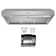 Cosmo 36 in. Haven Collection Ducted Under Cabinet Range Hood, LED Lights, Button Controls, Permanent Filters, Stainless Steel