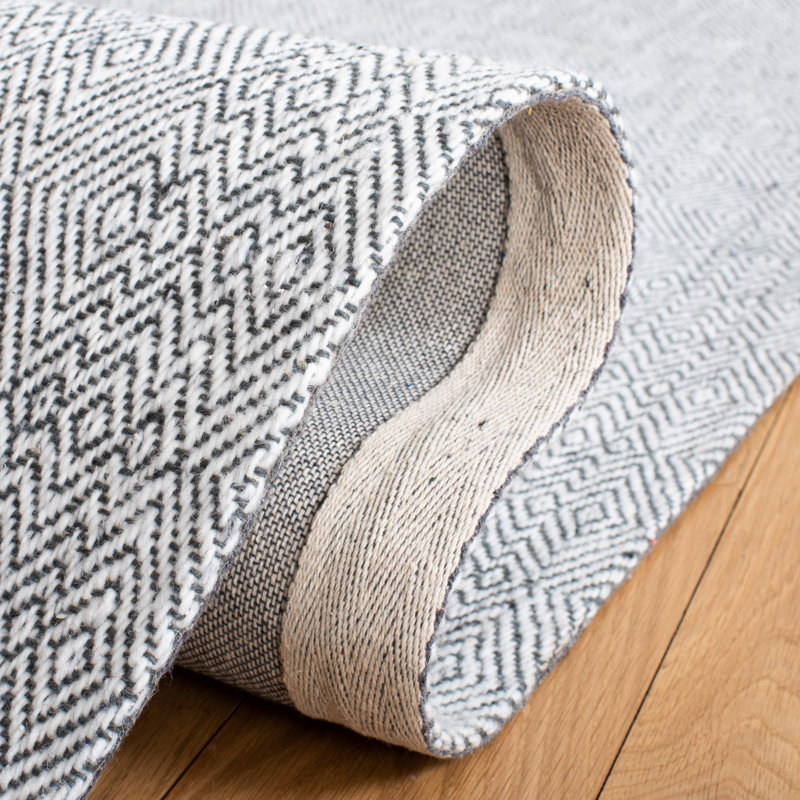 Denyse Hand Woven Performance Geometric Rug, Rectangle 3' x 5'