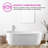59" x 29.5" Freestanding Soaking Bathtub-89825946