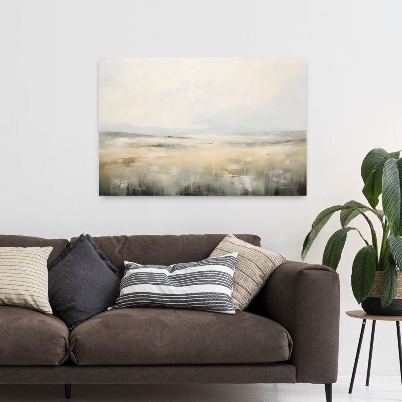 Art contemporain, paysage contemporain, H 32 po x l 48 po