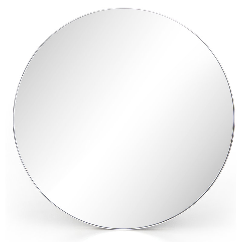 Bellvue Metal Wall Mirror, Polished Brass, 47.25" x 47.25"